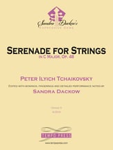 Serenade for Strings in C Major, Op. 48 Orchestra sheet music cover